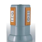 CANALPLAST - TORRETTA MONOLYTO H=295 MM ALLUMINIO