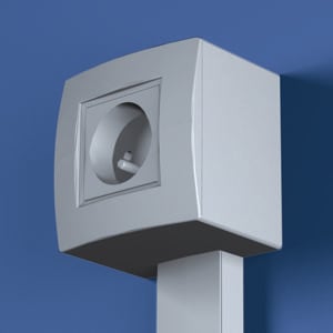 CANALPLAST - SCATOLA UTENZE INT.60 -85X85 ARDESIA