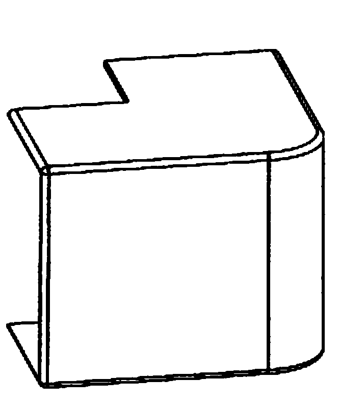 CANALPLAST - ANGOLO EST. 160X50 B 9010