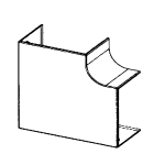 CANALPLAST - ANGOLO PIANO 160X50 B 9010