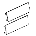 CANALPLAST - COPERCHIETTO SMT120 L=5CM GRI