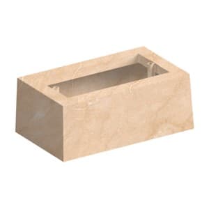CANALPLAST - SCAT.UTENZE 504 COL. MARMO TRAVERTINO
