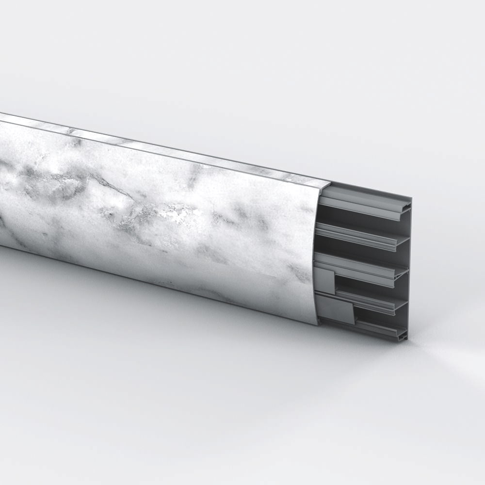 CANALPLAST - BAT.TR2000 75X25 COL. MARMO CARRARA TRSMC8