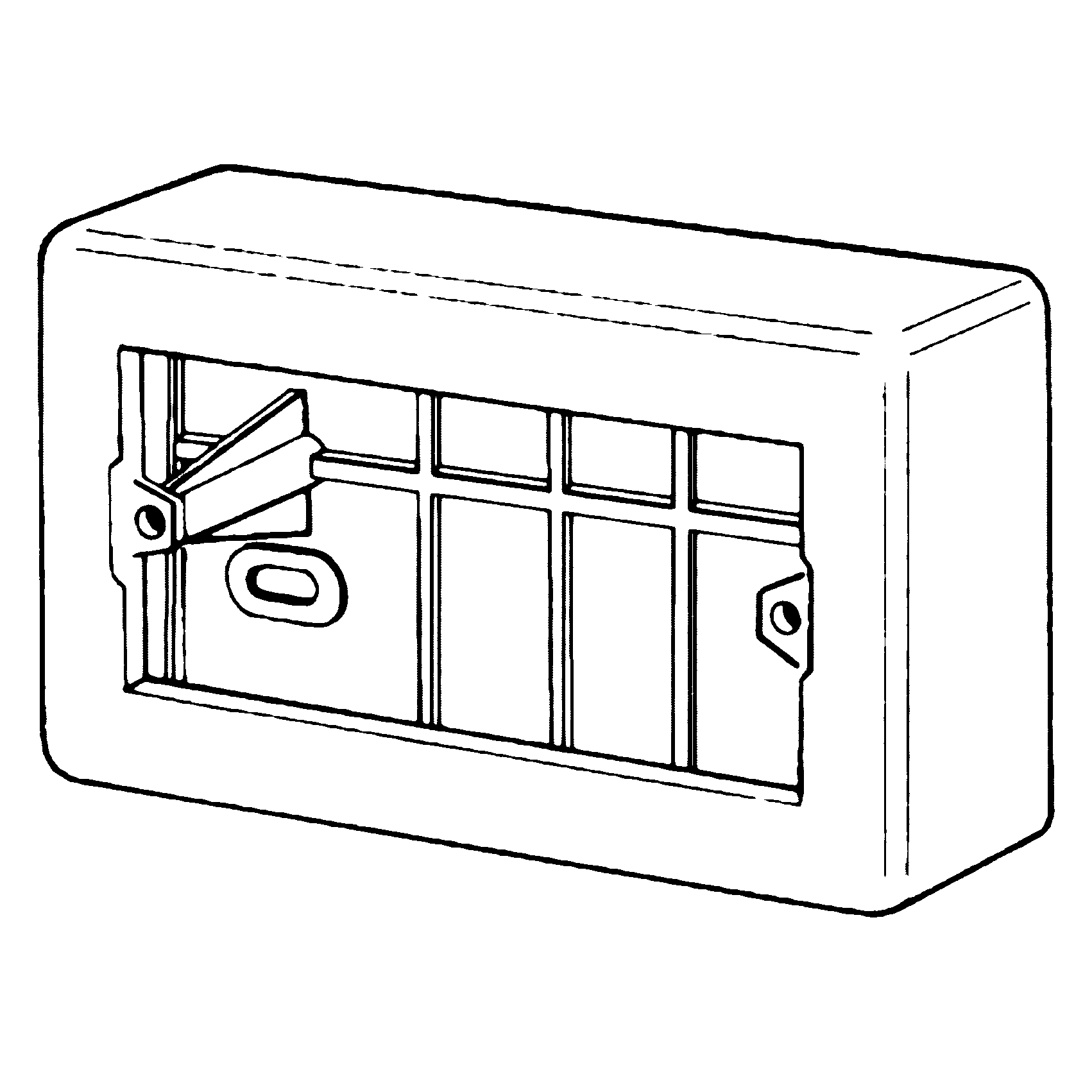 CANALPLAST - SCAT.INT.108 4MOD B 9010 VPG184SBEU