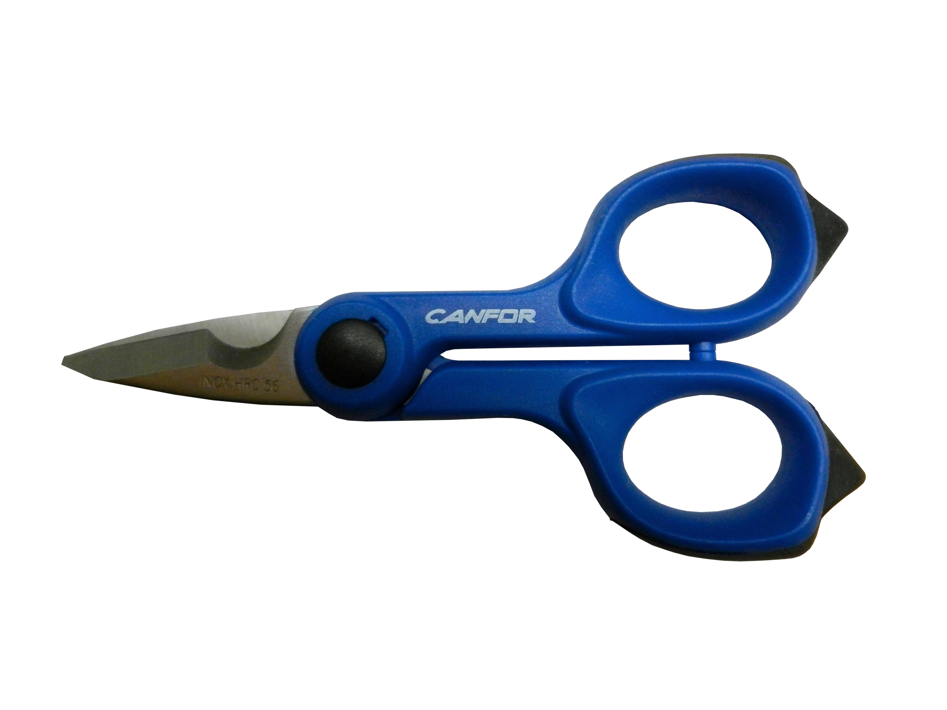 CANFOR UTENSILI - Forbici isolate diritte microdentate con inserto tagliacavo. 077