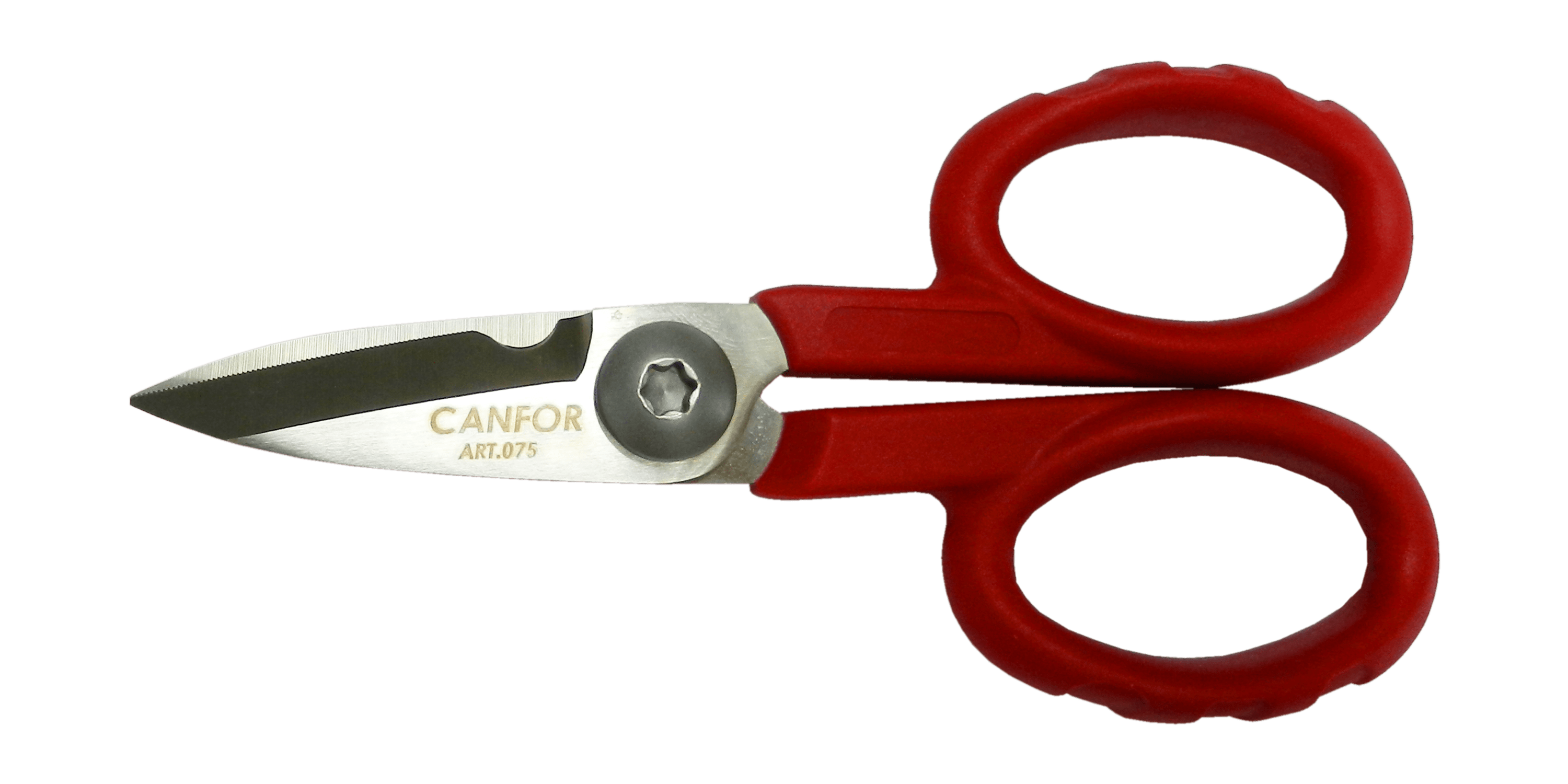 CANFOR UTENSILI - FORBICI ISOLATE LAME DRITTE MICRODENTATE