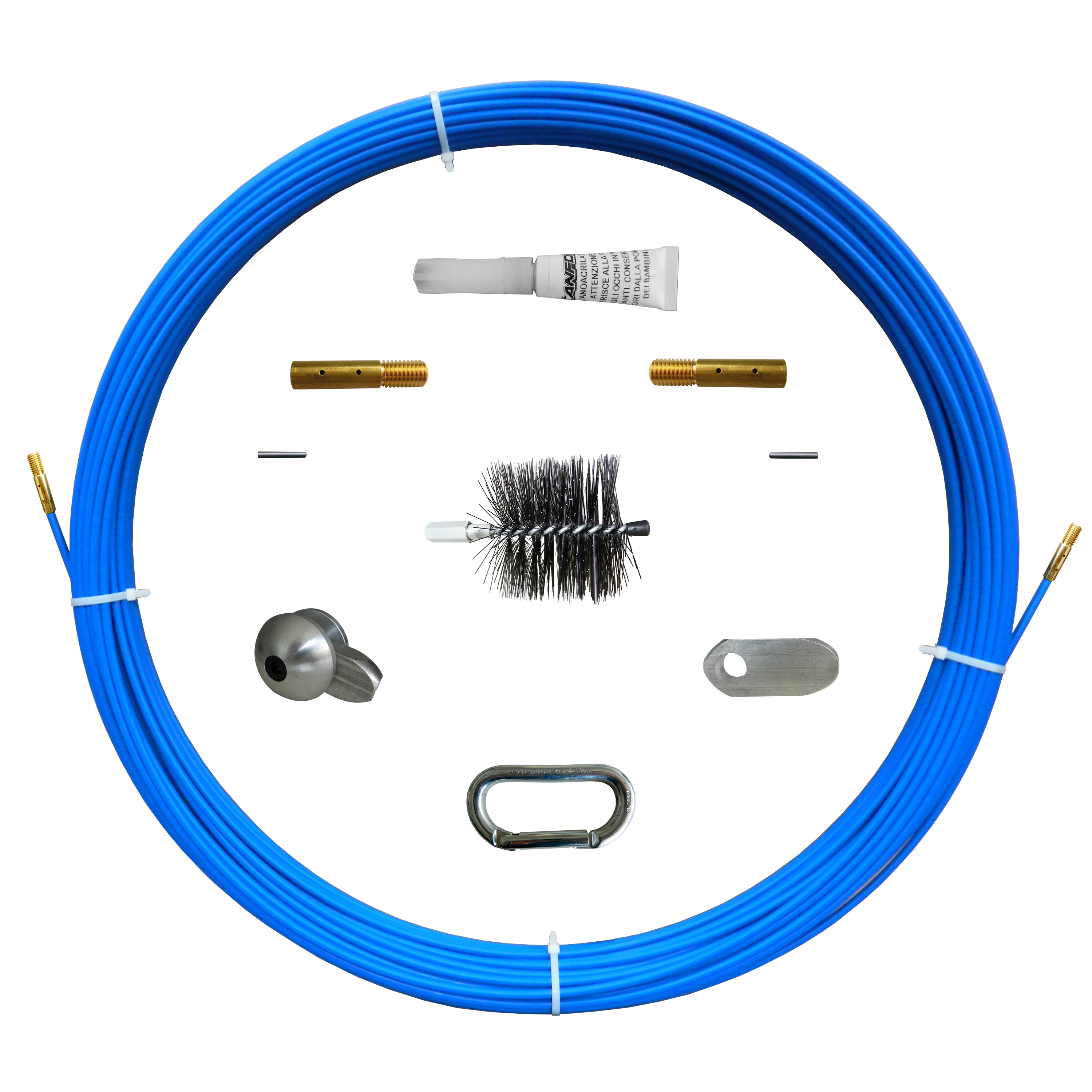 CANFOR UTENSILI - Sonda in fibra di vetro ø 9 mm 130 m D. 9 M