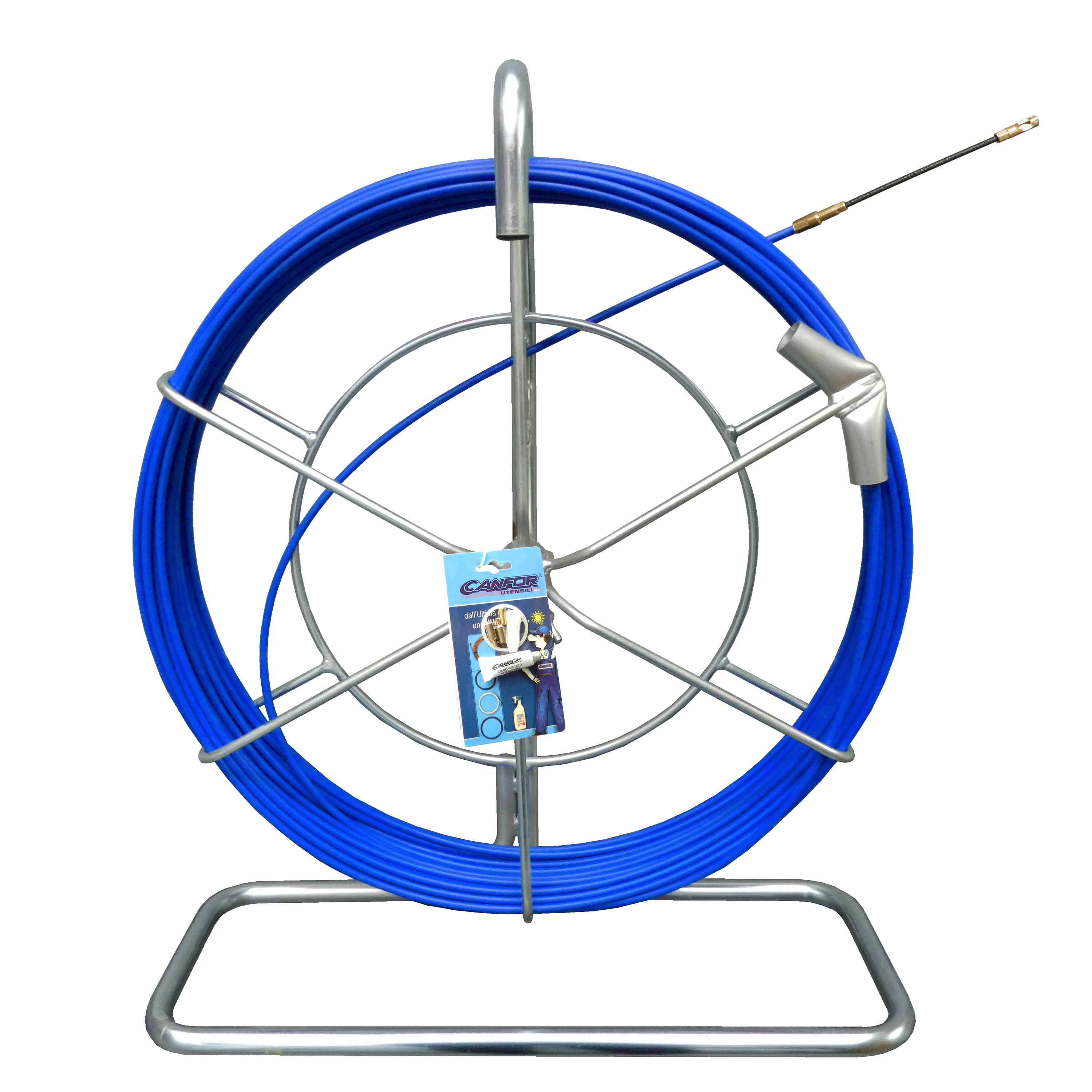 CANFOR UTENSILI - Sonda fibra di vetro ø 5 mm 15 m con aspo nel contenitore 651/03.