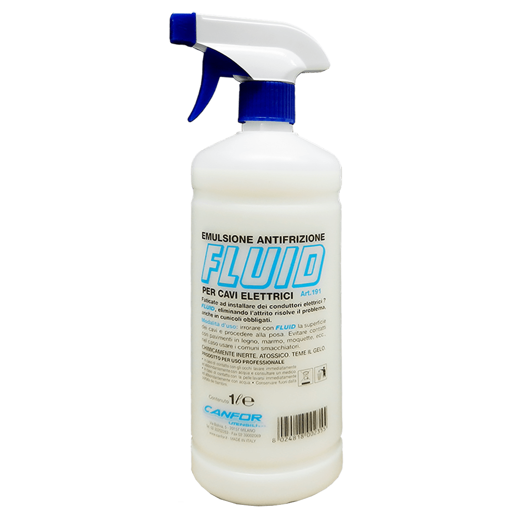 CANFOR UTENSILI - Flacone di fluid da 1 litro con spruzzatore.