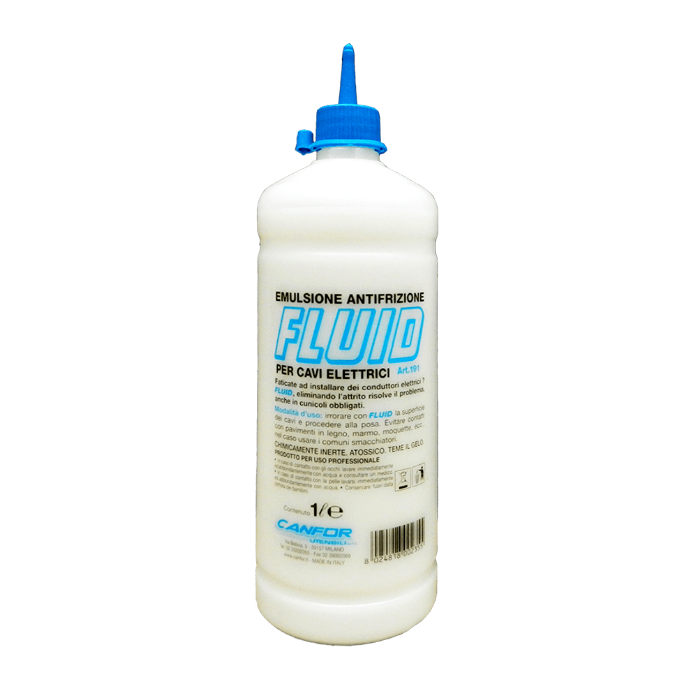 CANFOR UTENSILI - Flacone di fluid da 1 litro con tappo erogatore.