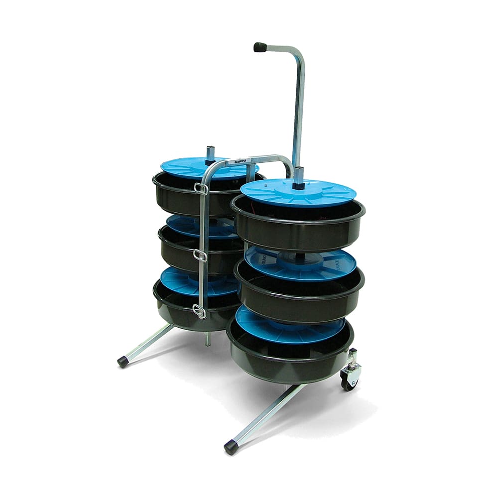 CANFOR UTENSILI - Svolgitore modello Ariane a 6 portamatasse indipendenti mobile.