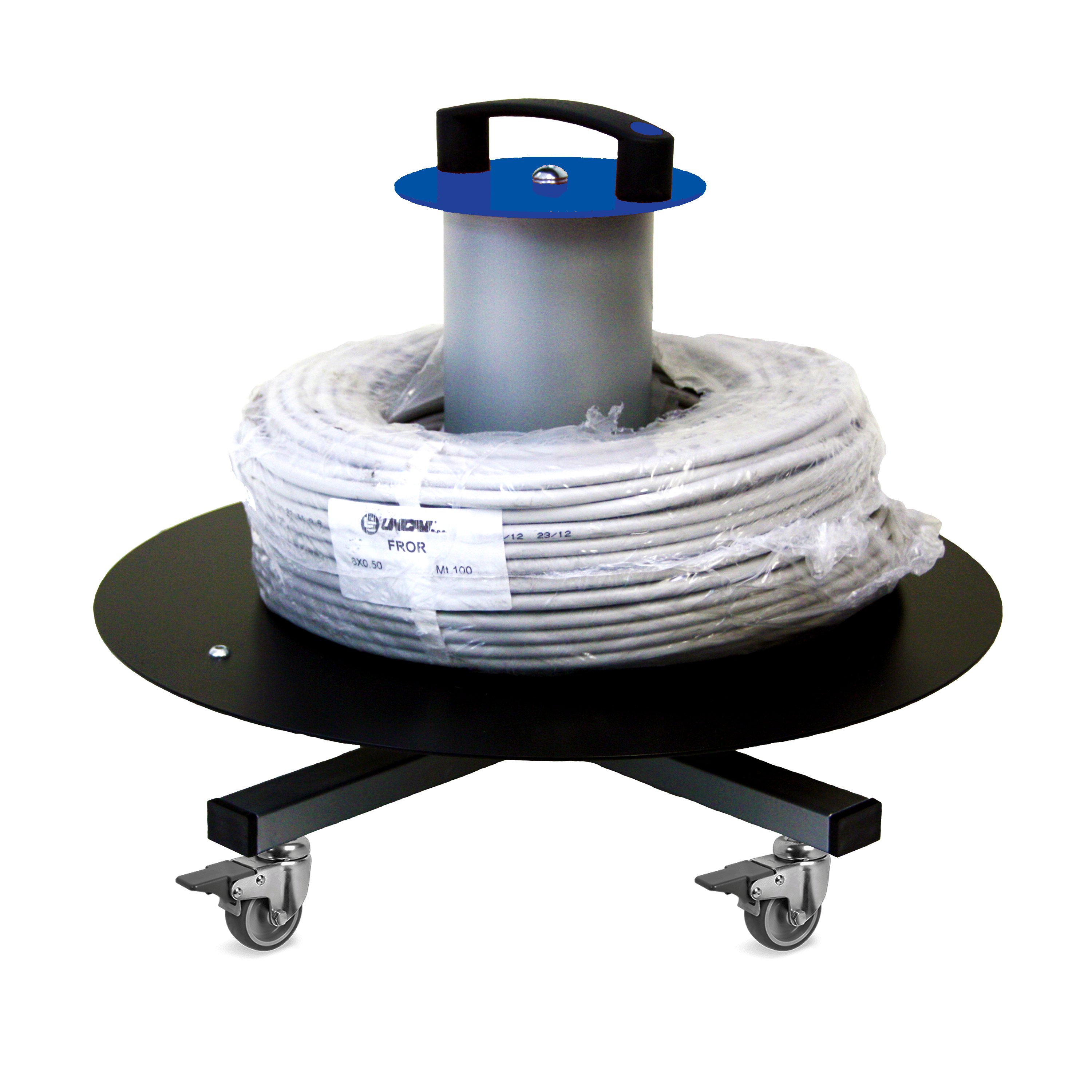 CANFOR UTENSILI - Svolgitore matasse con cilindro d.450 ruote.