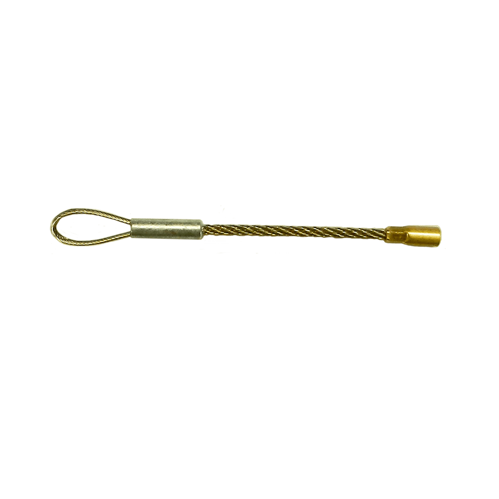 CANFOR UTENSILI - Testa flessibile in corda d'acciaio inox con asola tirante M4.