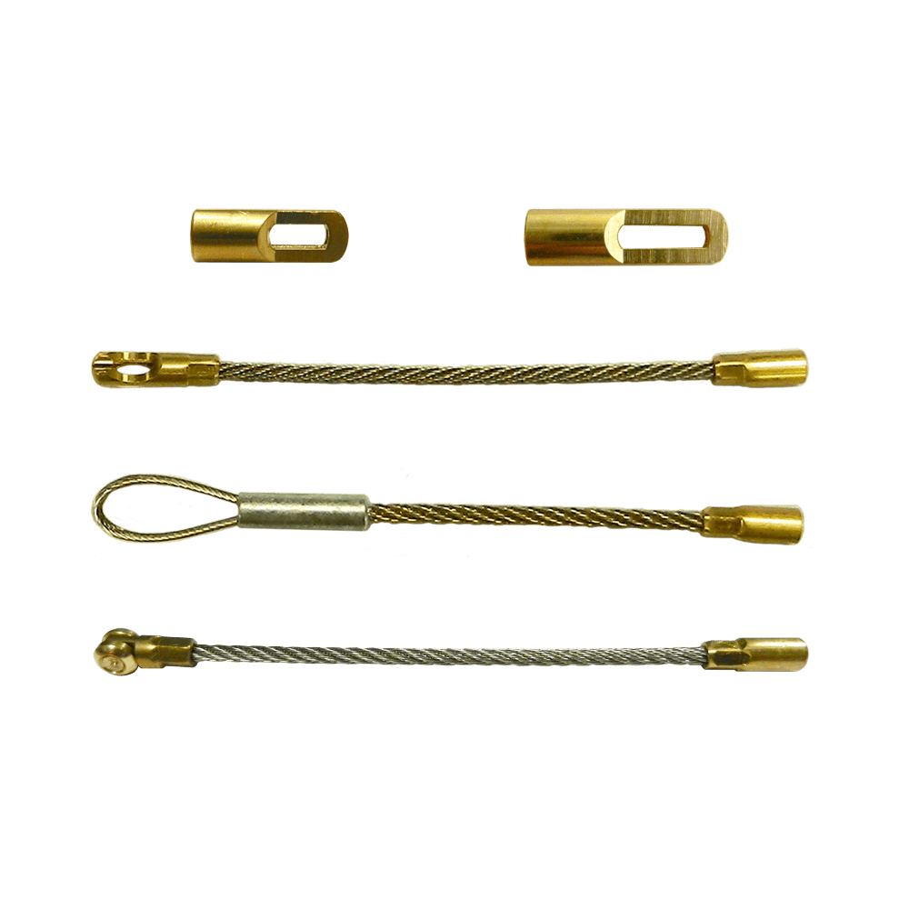 CANFOR UTENSILI - Set accessori in corda d'acciaio inox M4 con 601/01A-01C-02-07-1. 601/22