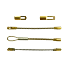 CANFOR UTENSILI - Set accessori in corda d'acciaio inox M4 con 601/01A-01C-02-07-1.