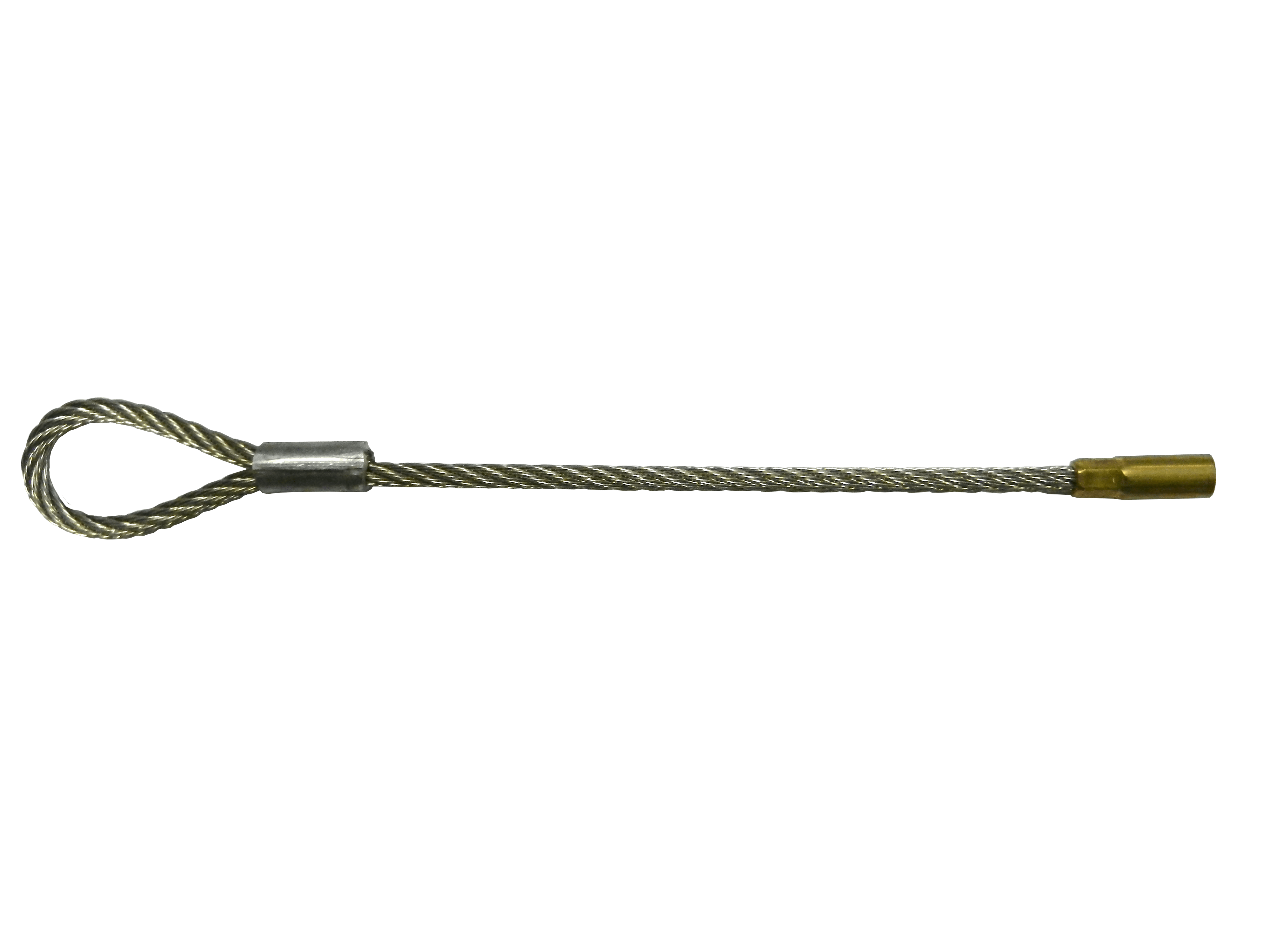 CANFOR UTENSILI - Testa flessibile in corda d'acciaio inox con asola tirante M5.