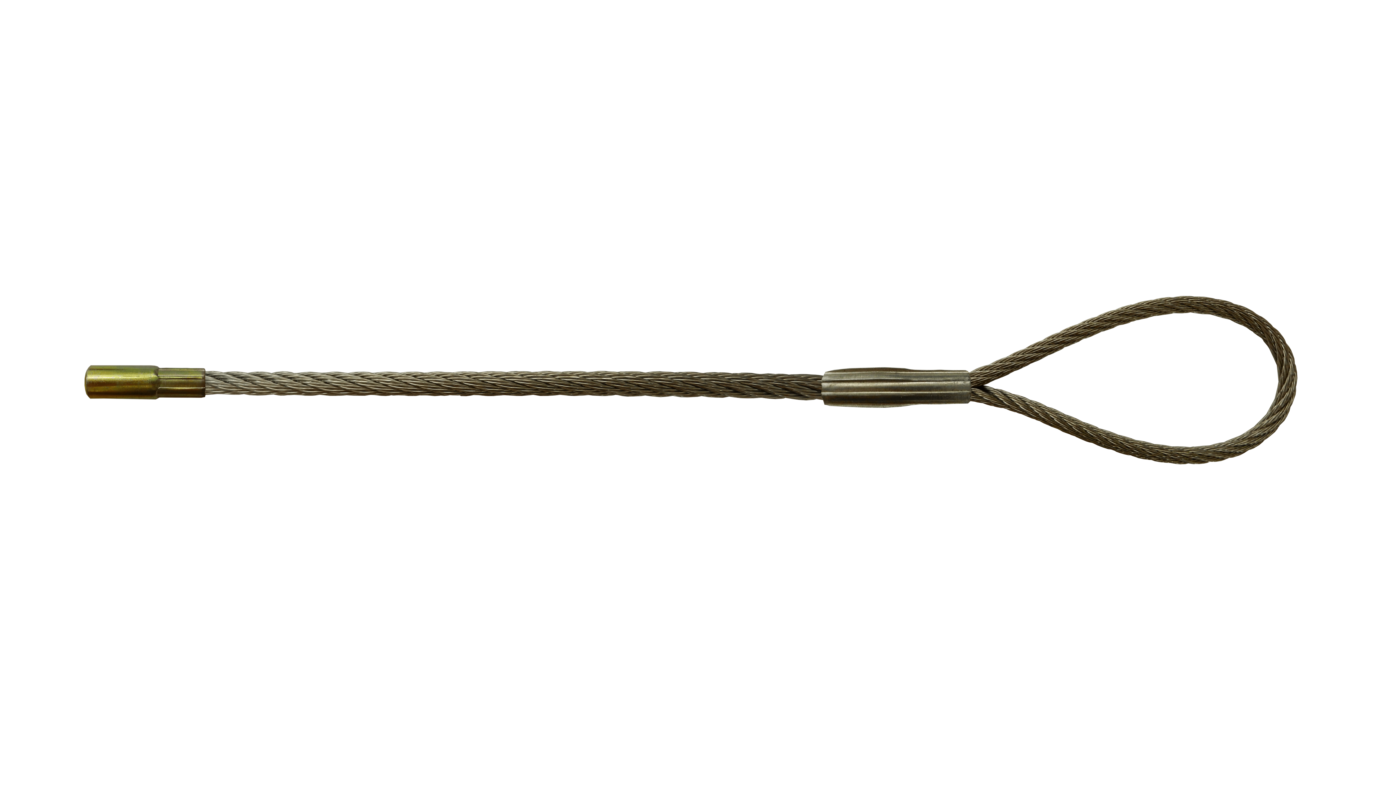 CANFOR UTENSILI - Testa flessibile in corda d'acciaio inox con asola tirante M12.
