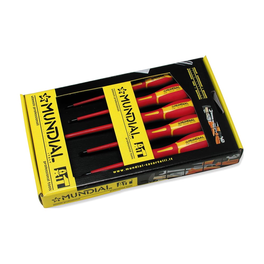 CANFOR UTENSILI - SERIE DI 5 GIRAVITI ISOLATI