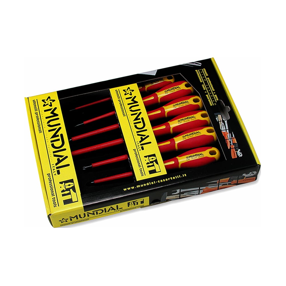 CANFOR UTENSILI - serie di 7 giraviti isolati 900/95/010