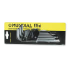 CANFOR UTENSILI - serie 9 chiavi esagonali estremita sferiche