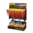 CANFOR UTENSILI - Espositore con 137 giraviti e pinze isolate.