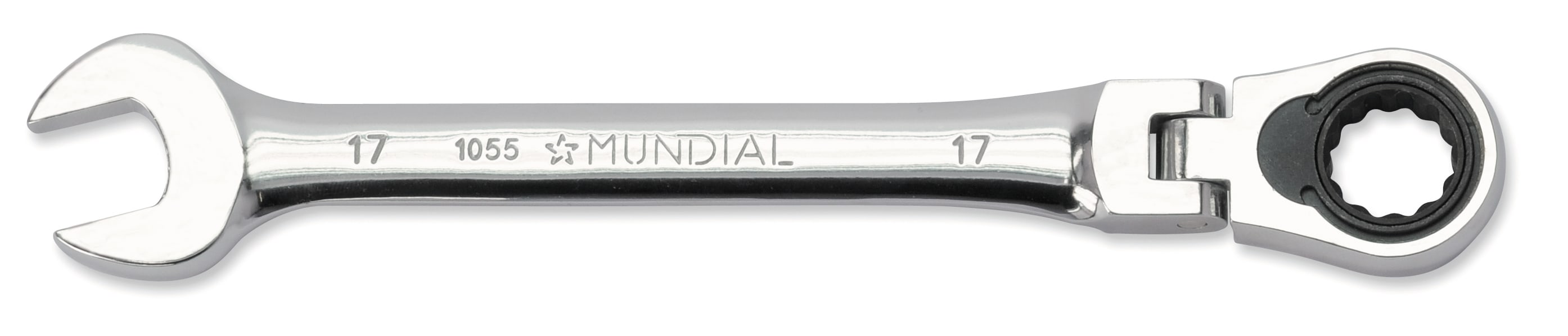 CANFOR UTENSILI - Chiave combinata a cricchetto snodata mm 18 e 19.