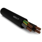 CAVI FORN. GENERICO - Cavo in vinilgomma nero H05VV-F 5 G 2,5 mm² in bobina. 010541005240175