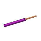 CAVI FORN. GENERICO - Cavo viola FG17 1x1,5mm² in matassa per impianti elettrici da 450/750V.