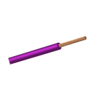 CAVI FORN. GENERICO - Cavo viola FG17 1x1,5mm² in matassa per impianti elettrici da 450/750V.