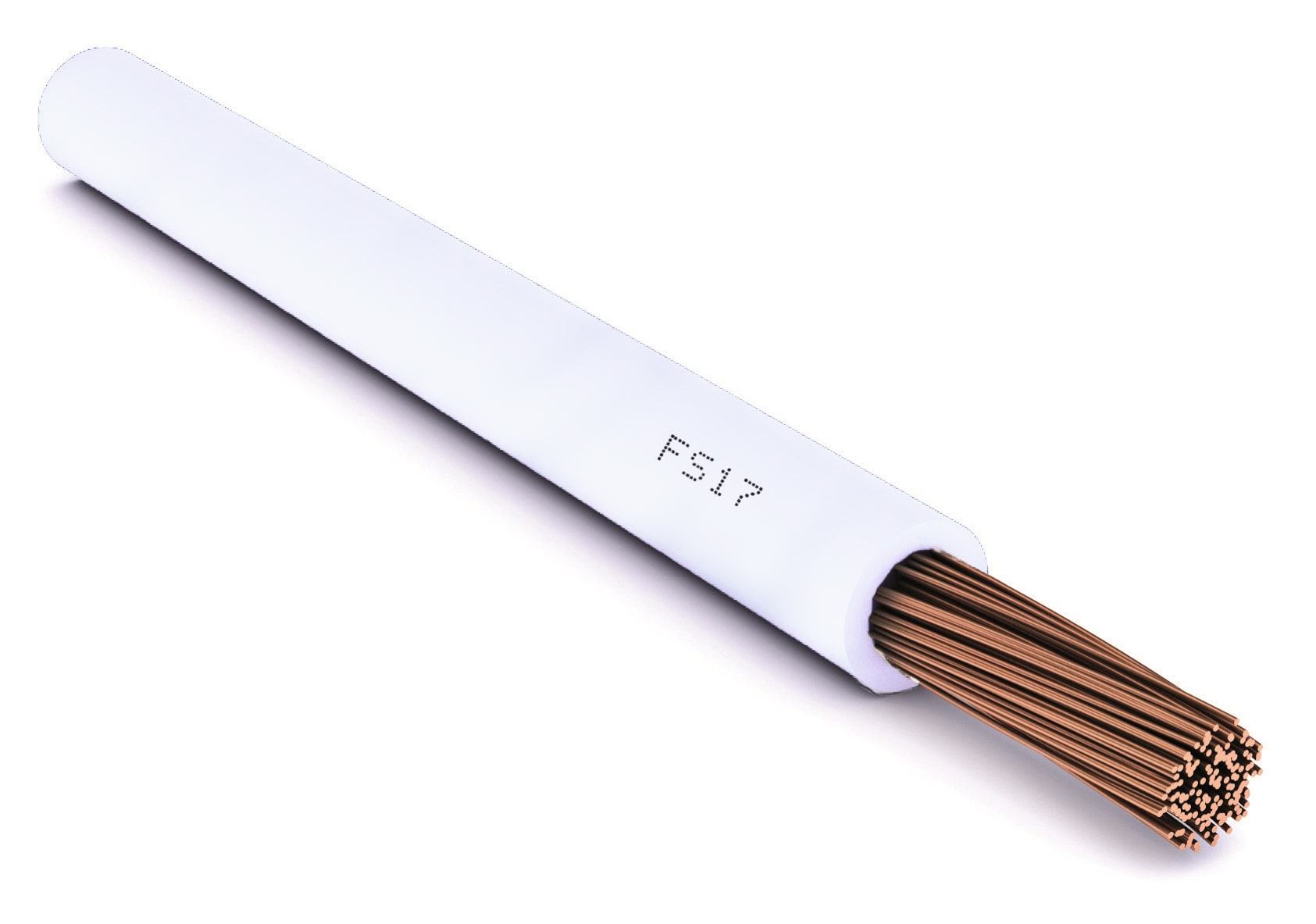 CAVI FORN. GENERICO - Cavo bianco FS17 1 x 16 mm² in bobina per installazioni elettriche BT FS17-450/750V.
