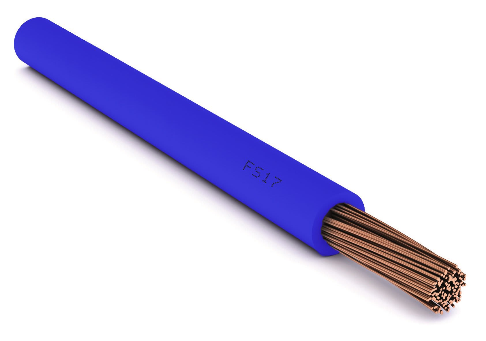 CAVI FORN. GENERICO - Cavo blu FS17 1 x 2.5 mm² in matassa per impianti elettrici fino a 750V.