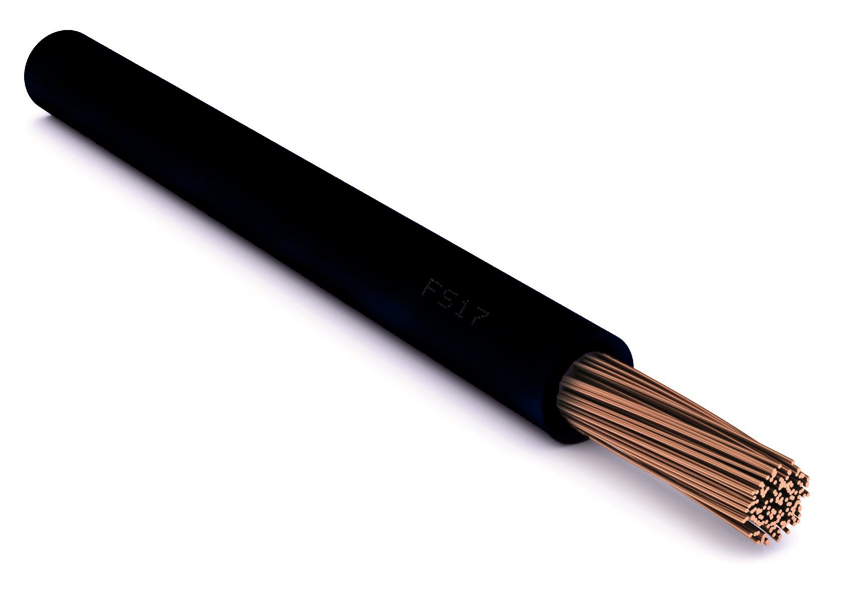 CAVI FORN. GENERICO - Cavo FS17 nero 1 x 2.5 mm² in matassa, cordina 450/750V.