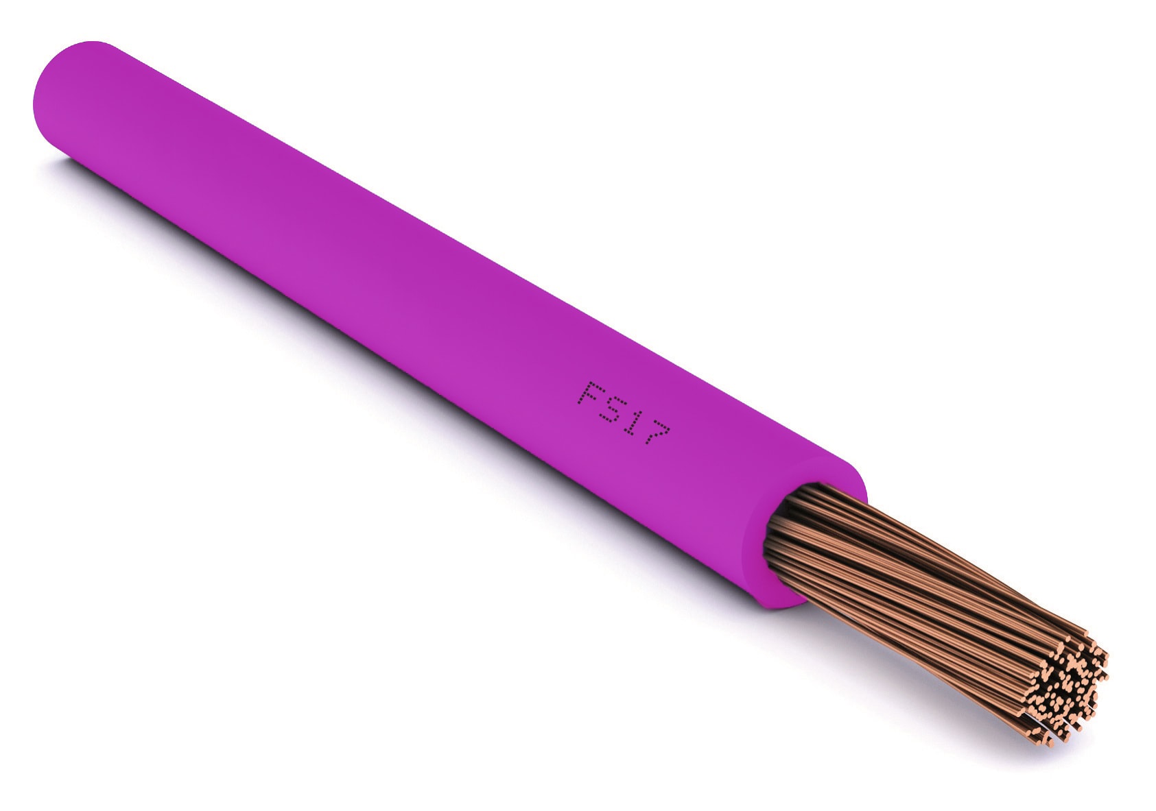 CAVI FORN. GENERICO - Cavo viola FS17 1x2,5mm² in matassa per impianti elettrici fino a 750V.