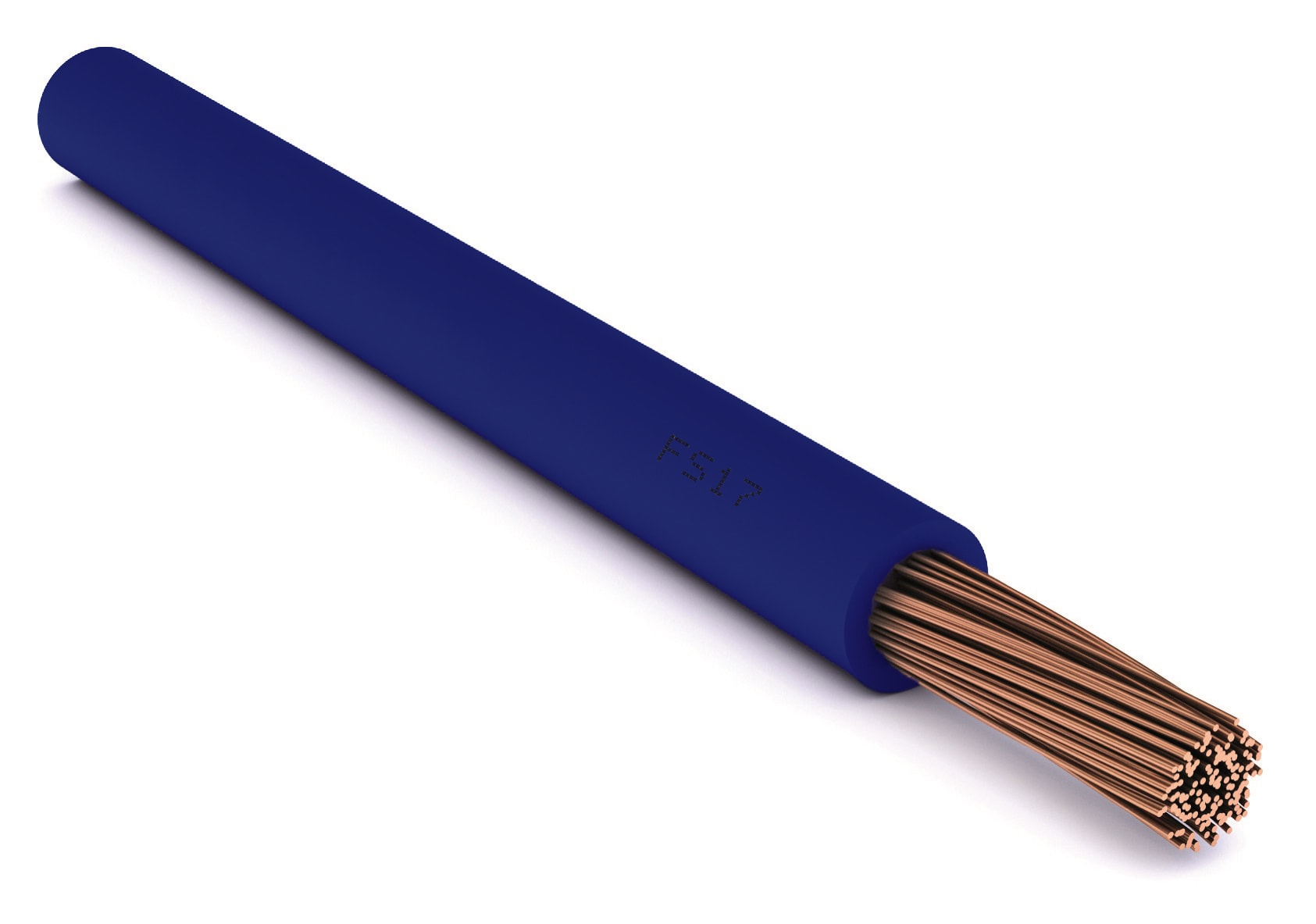 CAVI FORN. GENERICO - Cavo blu scuro FS17 1 x 2,5 mm² RAL5010 in fusto di cartone per installazioni elettriche.