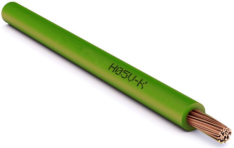 CAVI FORN. GENERICO - Cavo verde H05V-K 0,5 mm² in matassa da 200 metri.