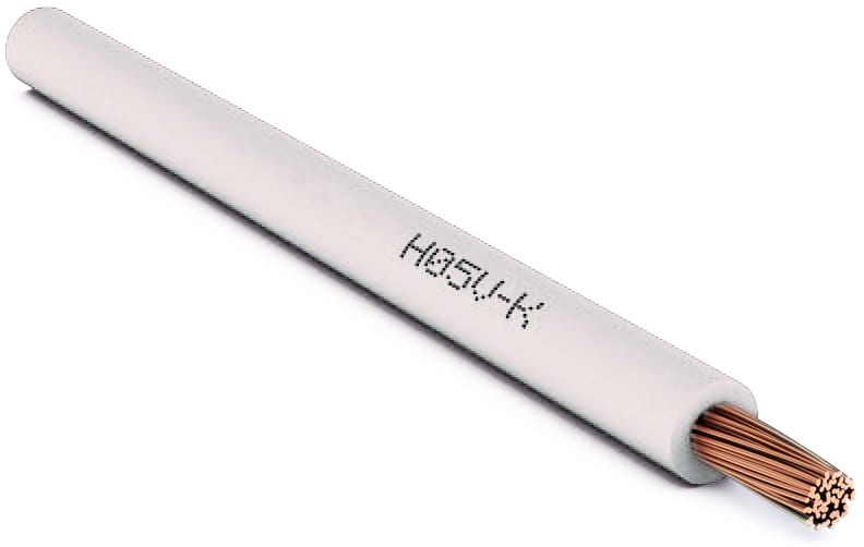 CAVI FORN. GENERICO - Cavo bianco H05V-K 0,75 mm² in bobina da 200 metri. 010480001140815