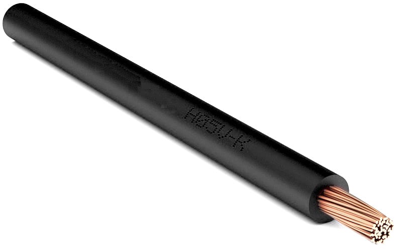 CAVI FORN. GENERICO - Cavo H05V-K nero 1 x 0,75 mm² in matassa da 200 metri.