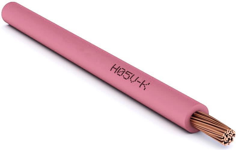 CAVI FORN. GENERICO - Cavo rosa H05V-K 0,75 mm² in matassa da 200 metri.