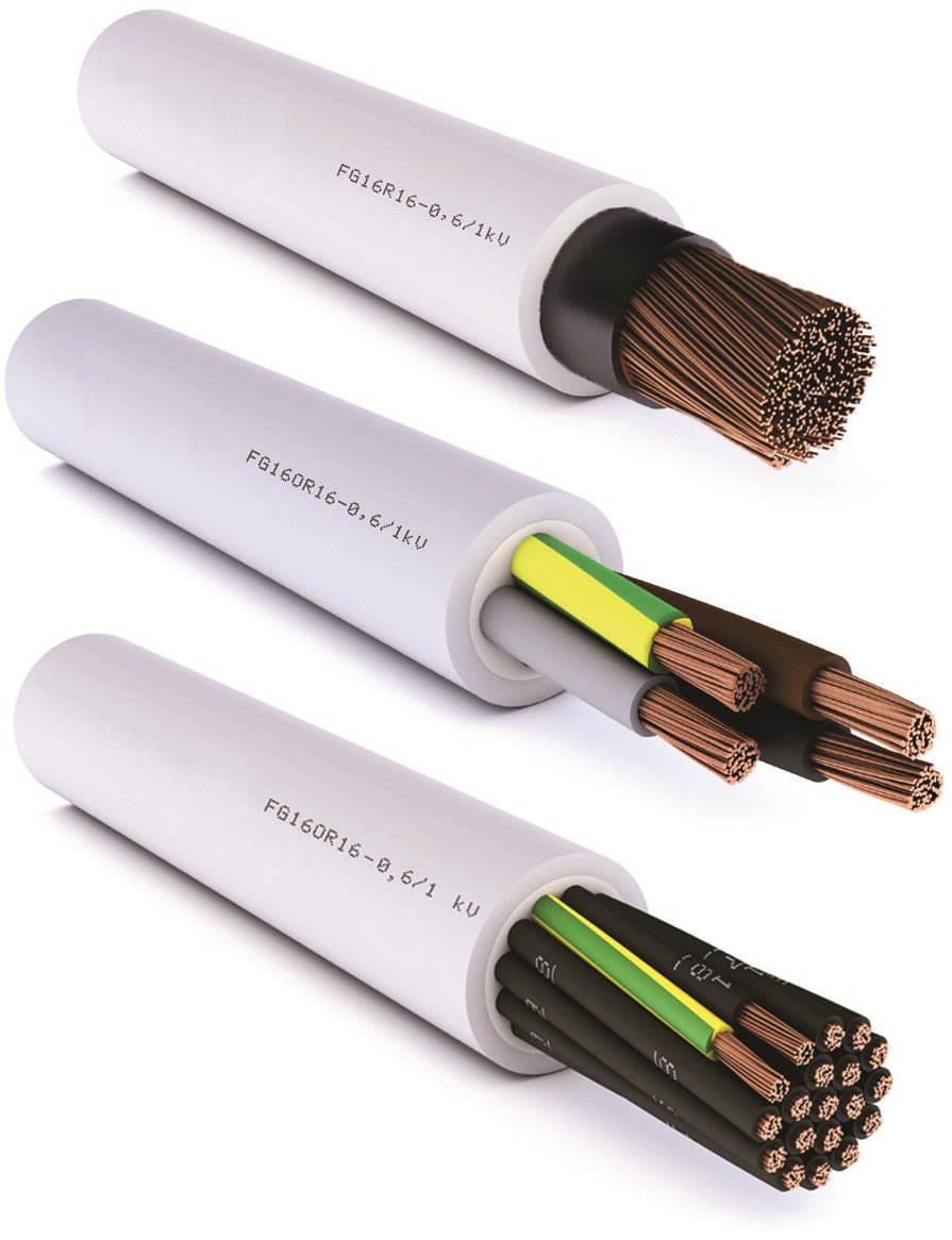 CAVI FORN. GENERICO - Cavo BT FG16(O)R16-0,6/1KV 2 x 10 mm² in bobina.