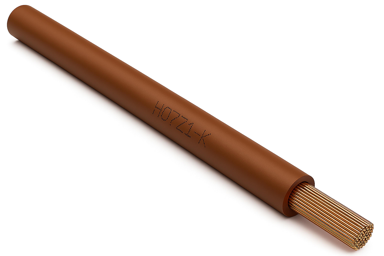CAVI FORN. GENERICO - Cavo marrone H07Z1-K 1x4mm² tri-securo in matassa.