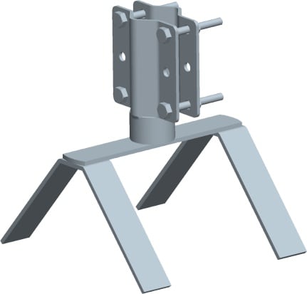 CB VICKY - CAVALLETTO VENETO ZINCATO A FUOCO A042100