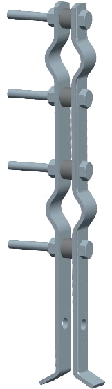 CB VICKY - ZANCA UNIVERSALE CON DISTANZIATORI A050000