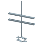 CB VICKY - ZANCA C/FERRO U 30X15X4 C/BARR.10MA A054000