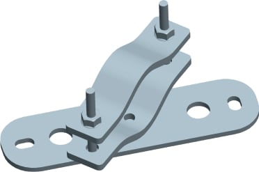 CB VICKY - ZANCA PARI MURO 45 GRADI DESTRA