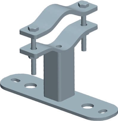 CB VICKY - ZANCA 10CM VERTICALE Z.F.250X70X6MM