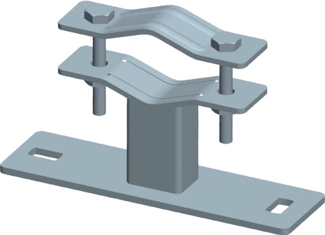 CB VICKY - ZANCA 20CM ZINCATA FUOCO 210X60X5MM