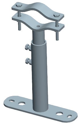 CB VICKY - ZANCA TELESC. TUBOLARE 35-60 CM