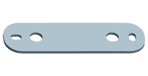 CB VICKY - CONTROPIASTRA 250X70X6MM ZINC.FUOCO