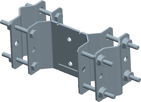 CB VICKY - CAVALL.DISTANZIATO X PALI ADIACENTI