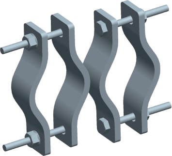 CB VICKY - GIUNTO PALI ADIACENTI 42-90MM A062301